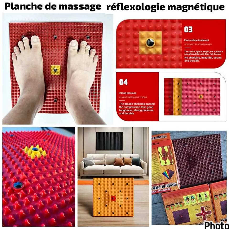 Planche de Massage réflexologie magnétique